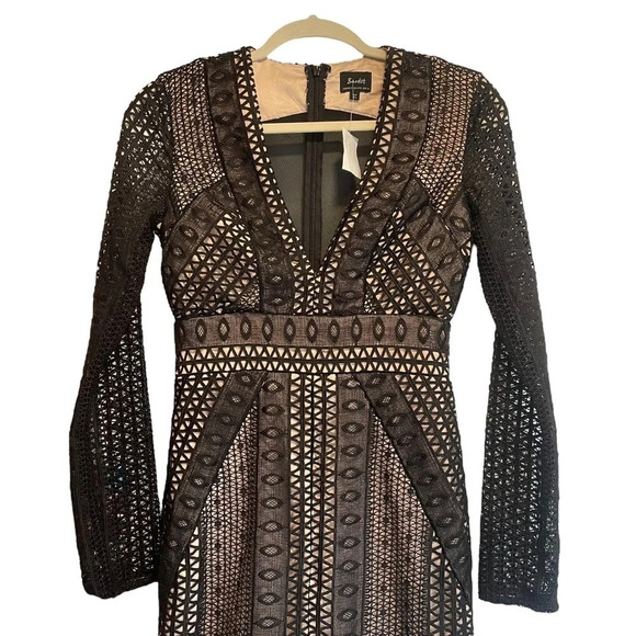 NEW Bardot Allegra Lace Sheath Black Dress size 4/XS - Picture 5 of 8